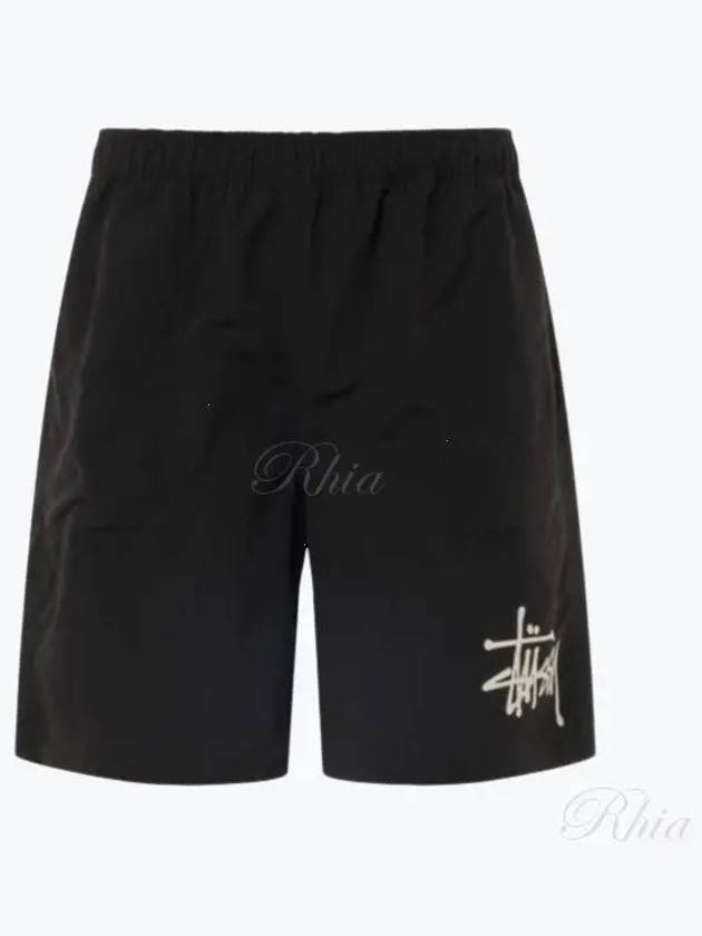 113156N Black Big Basic Water Shorts - STUSSY - BALAAN 1