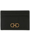 Gancini Card Wallet Black - SALVATORE FERRAGAMO - BALAAN 4