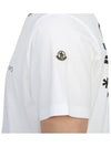 Logo Motif Short Sleeve T-shirt White - MONCLER - BALAAN 9