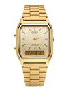 Analog Digital Watch Gold - CASIO - BALAAN 6