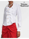 Drunken Logo Shirt White - VIVIENNE WESTWOOD - BALAAN 9