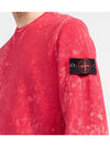 Off-Dye Treatment Crewneck Sweatshirt Cyclamen - STONE ISLAND - BALAAN 5