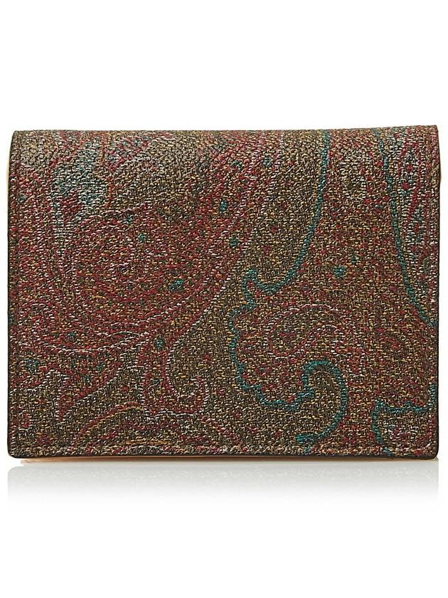 Paisley Half Wallet Brown - ETRO - BALAAN 4