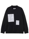 Logo Patch Sweatshirt Black - MAISON MARGIELA - BALAAN 2