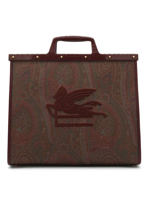 Pegasus Tote Bag Brown - ETRO - BALAAN 1