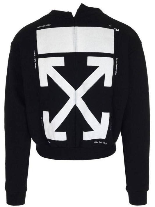 back cut print sweatshirt black - OFF WHITE - BALAAN 1