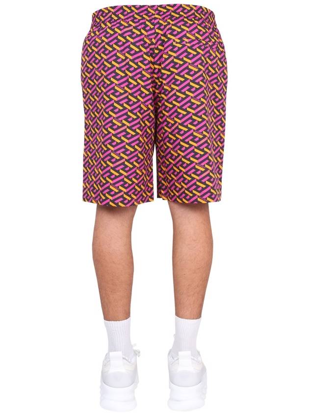 Shorts WITH La Greca Print 10024761A049925R310 B0040193890 - VERSACE - BALAAN 5