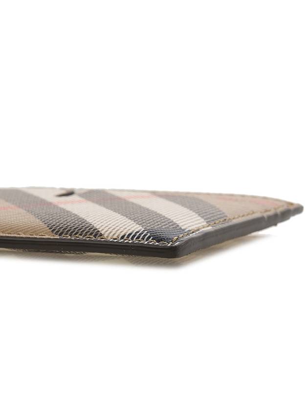 Check Card Wallet Beige - BURBERRY - BALAAN 9