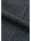 Crop Wool Blended Straight Pants Gray - CALLAITE - BALAAN 8