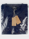 Leanne Logo Short Sleeve T-Shirt Navy - A.P.C. - BALAAN 9