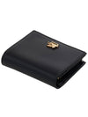 Women's Pegasus Logo Half Wallet Black - ETRO - BALAAN 5