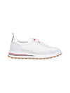 Fine Kid Suede Tech Runner White - THOM BROWNE - BALAAN 3