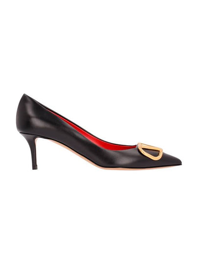 VLogo Calfskin Pumps Black - VALENTINO - BALAAN 2