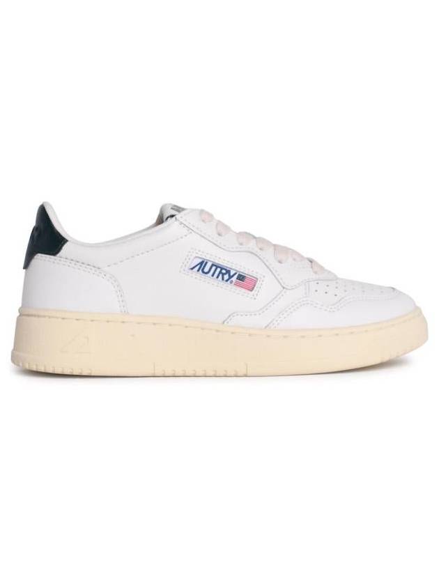 Autry 'Medalist Low' White Leather Sneakers - AUTRY - BALAAN 1