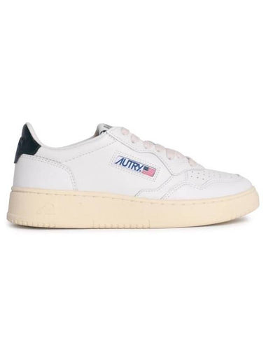 Autry 'Medalist Low' White Leather Sneakers - AUTRY - BALAAN 1