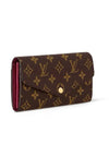 Sarah Monogram Long Wallet Fuchsia Pink - LOUIS VUITTON - BALAAN 3