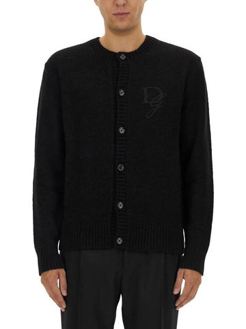 CARDIGAN WITH LOGO - DOLCE&GABBANA - BALAAN 1