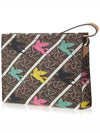 Pegasus Paisley Clutch Bag Brown - ETRO - BALAAN 3