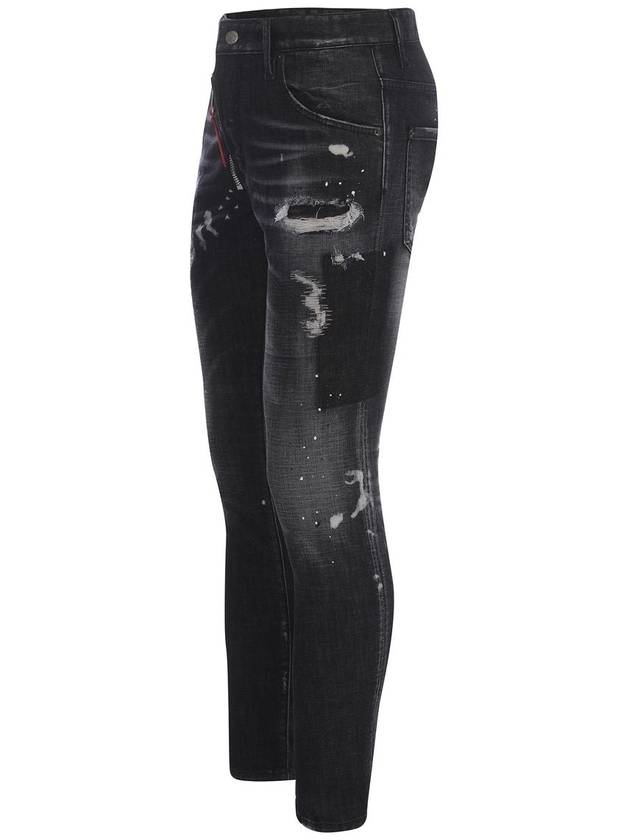 Pioner Wash Skater Jeans Black - DSQUARED2 - BALAAN 3