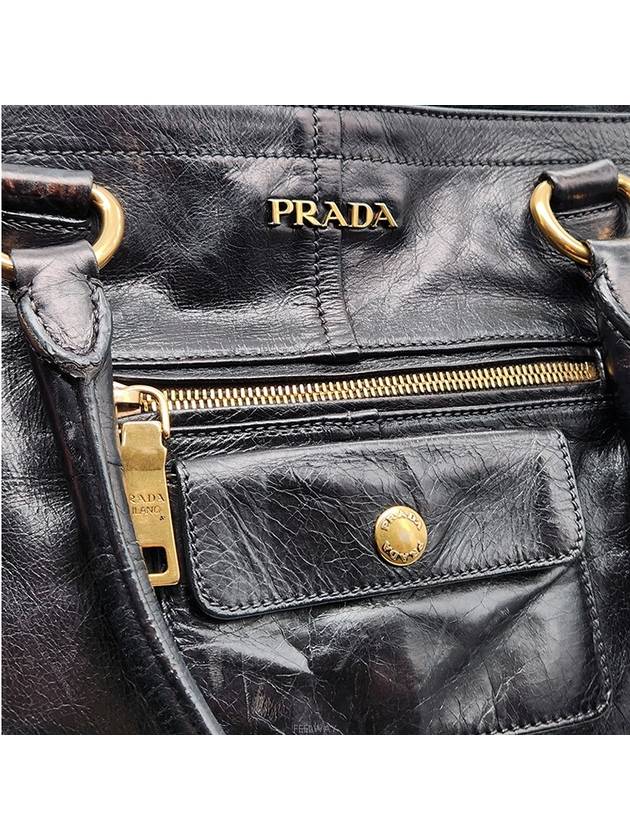 Vitello Shine Tote and Shoulder Bag BR4217 L732650 - PRADA - BALAAN 8