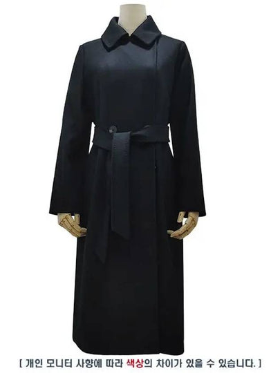 Bcollag Belted Double Coat Black - MAX MARA - BALAAN 2