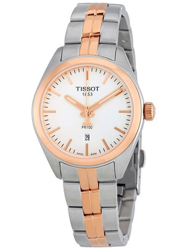 Tissot PR100 Silver Dial Ladies Watch T101.210.22.031.01 - TISSOT - BALAAN 1