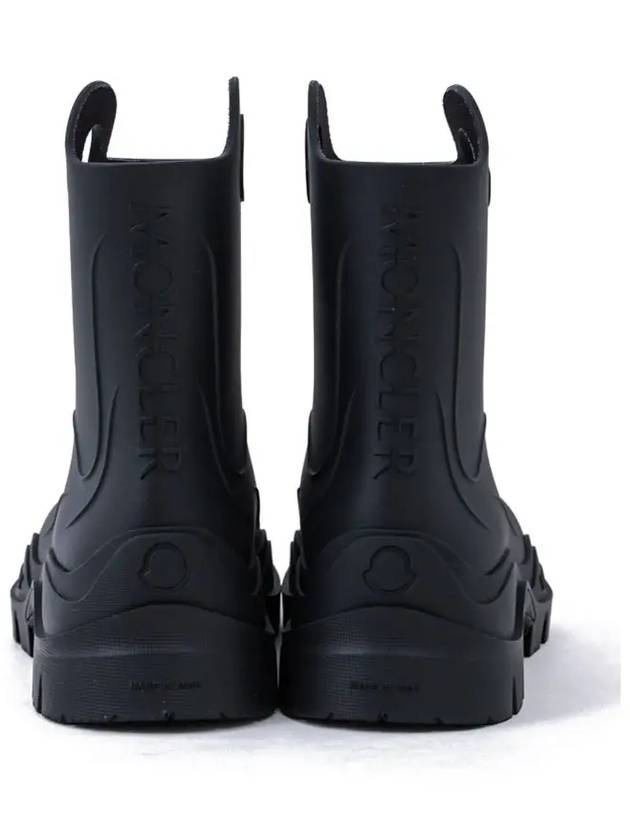 Misty Elastodien Rain Boots Black - MONCLER - BALAAN 4