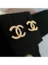 White gold metal CC logo earrings - CHANEL - BALAAN 3