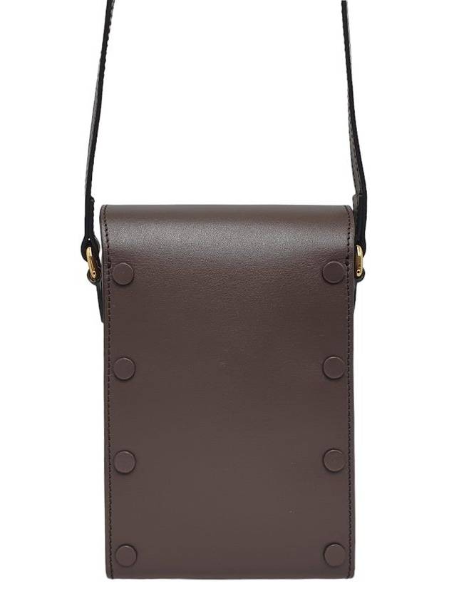 Women s 625615 Horsebit 1955 Brown Leather Mini Cross Bag - GUCCI - BALAAN 3