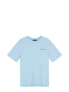 Dale Seasonal Print Short Sleeve T-Shirt Light Blue - J.LINDEBERG - BALAAN 2