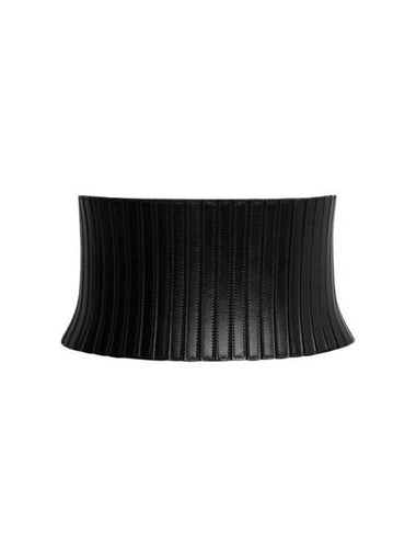 Wide Belt AA1C010GCA560999 NOIR BLACK - ALAIA - BALAAN 1