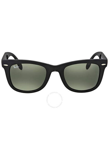 Ray Ban Wayfarer Folding Classic Green Classic G-15 Unisex Sunglasses RB4105 601S 50 - RAY-BAN - BALAAN 1