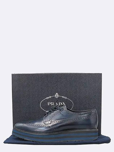 Smith Market Used Luxury Navy Shoes Men s - PRADA - BALAAN 1