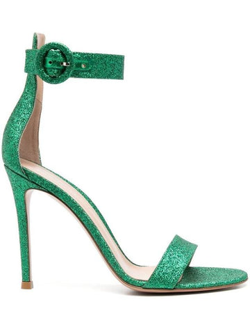 Gianvito Rossi Sandals Green - GIANVITO ROSSI - BALAAN 1