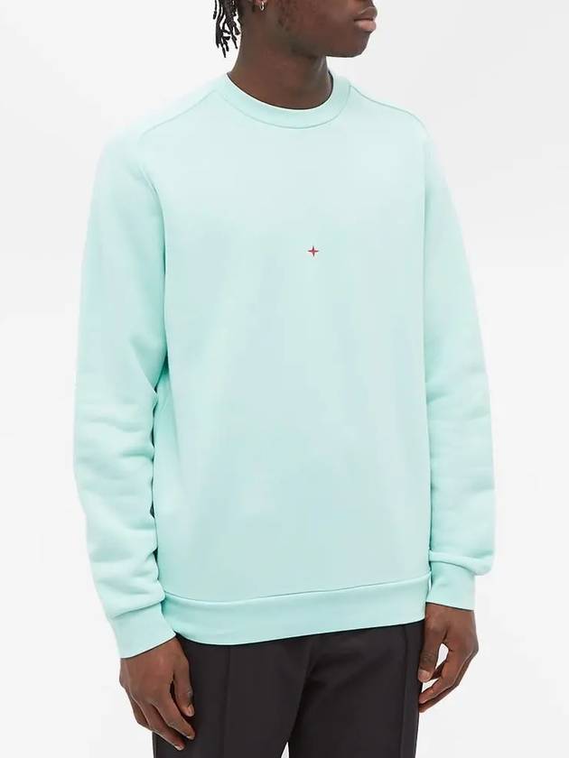 Marina Logo Patch Sweatshirt Mint - STONE ISLAND - BALAAN 4