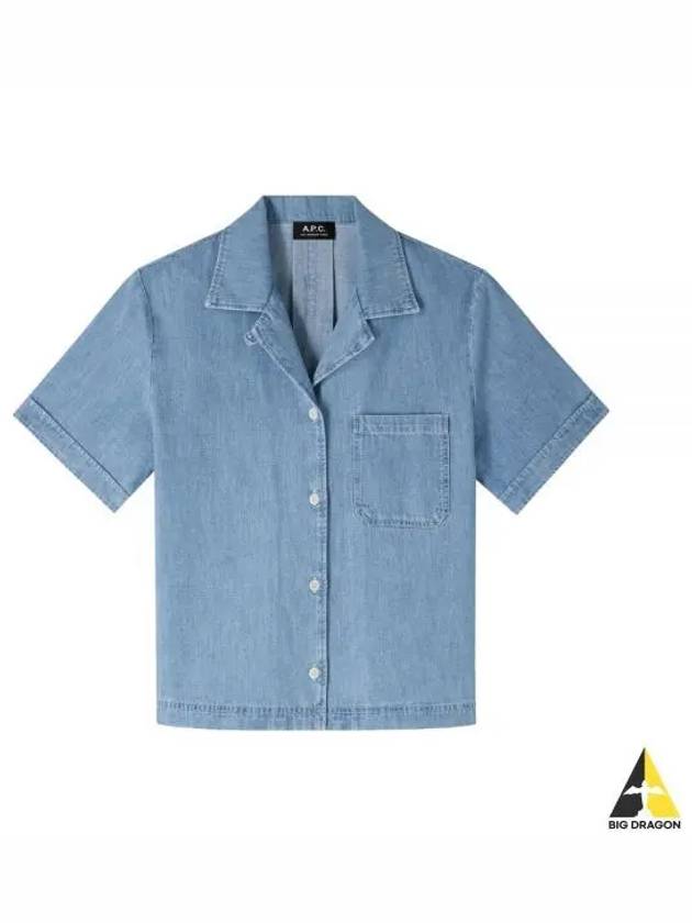 Shirt COGXXF12583 IAB Blue - A.P.C. - BALAAN 2