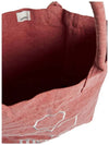 Yenky Embroidered Logo Large Shopper Tote Bag Pink - ISABEL MARANT - BALAAN 5
