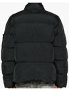 Garment Dyed Crinkle Reps Down Padding Black - STONE ISLAND - BALAAN 5