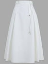 Nerine strap pleated long skirt - MICANE - BALAAN 6