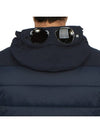 Shell R Mix Goggle Hooded Padded Vest Navy - CP COMPANY - BALAAN 10