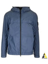 Garment Dyed Crinkle Reps R-Nylon Jacket Avio Blue - STONE ISLAND - BALAAN 2