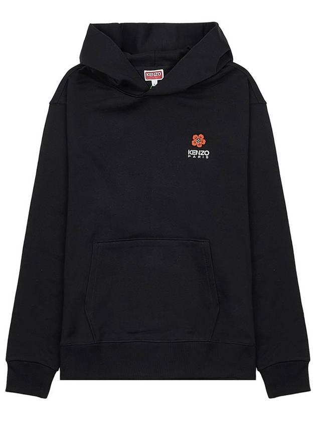 Boke Flower Crest Cotton Classic Hoodie Black - KENZO - BALAAN 2