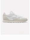 Classic Leather Low Top Sneakers Grey White - REEBOK - BALAAN 1