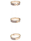 Clic H Bracelet Gold Marron Glace - HERMES - BALAAN 5