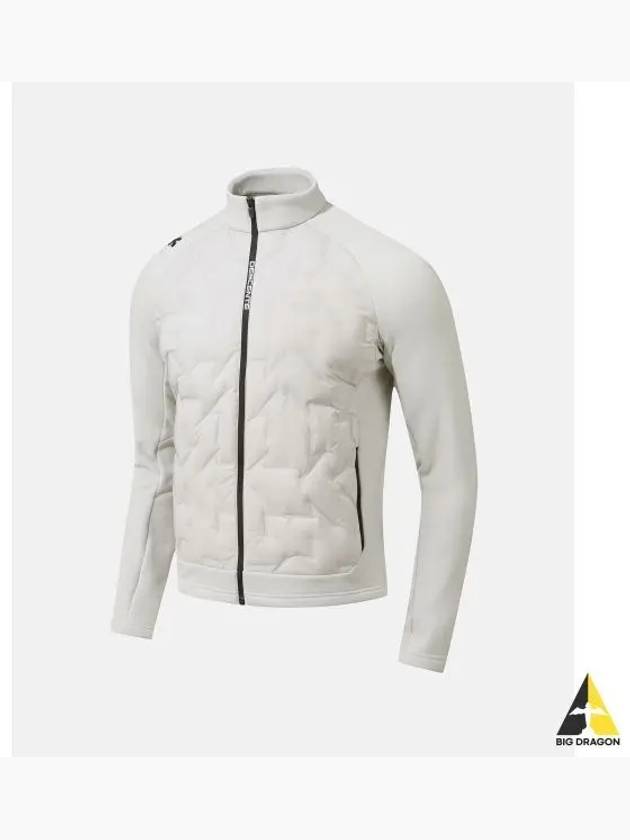 Hybrid brushed down jacket light beige SP423TKTO1 - DESCENTE - BALAAN 1