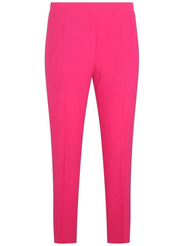 ORCHID Pink Viscose Blend Stretch Pants 737345QEAAA5033 B0560956034 - ALEXANDER MCQUEEN - BALAAN 1