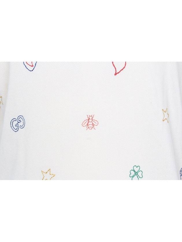 Signature symbol embroidery short sleeve collar M - GUCCI - BALAAN 7