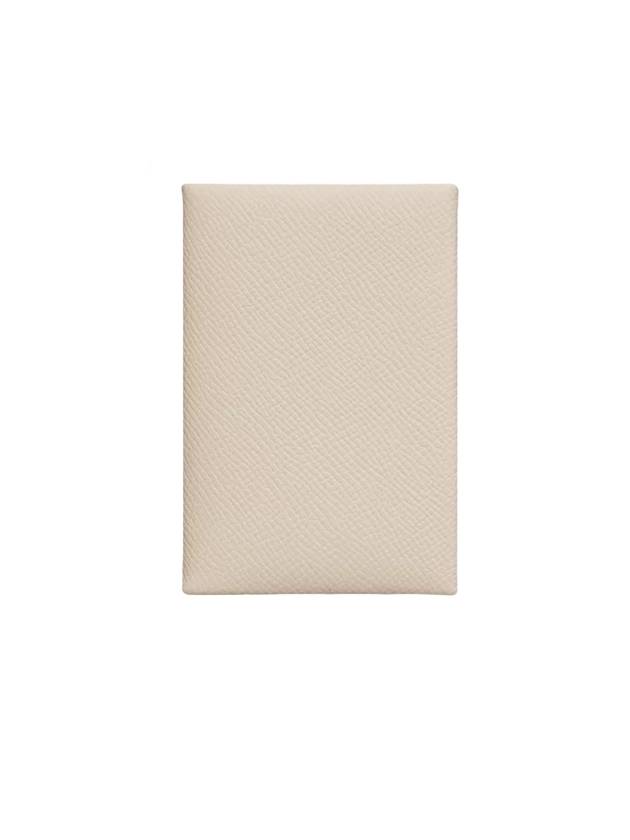 Calvi Card Wallet White - HERMES - BALAAN 1