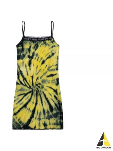 Aries tie dye mini dress olive SSAR50000 - ARIES - BALAAN 1