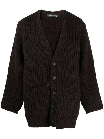 Colossal V-neck wool cardigan - OUR LEGACY - BALAAN 1